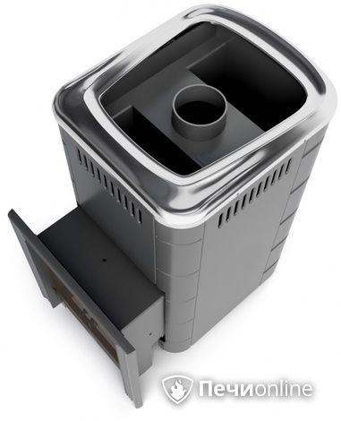 Печь для бани на газу TMF Уренгой 2018 Inox БСЭ антрацит в Щербинке